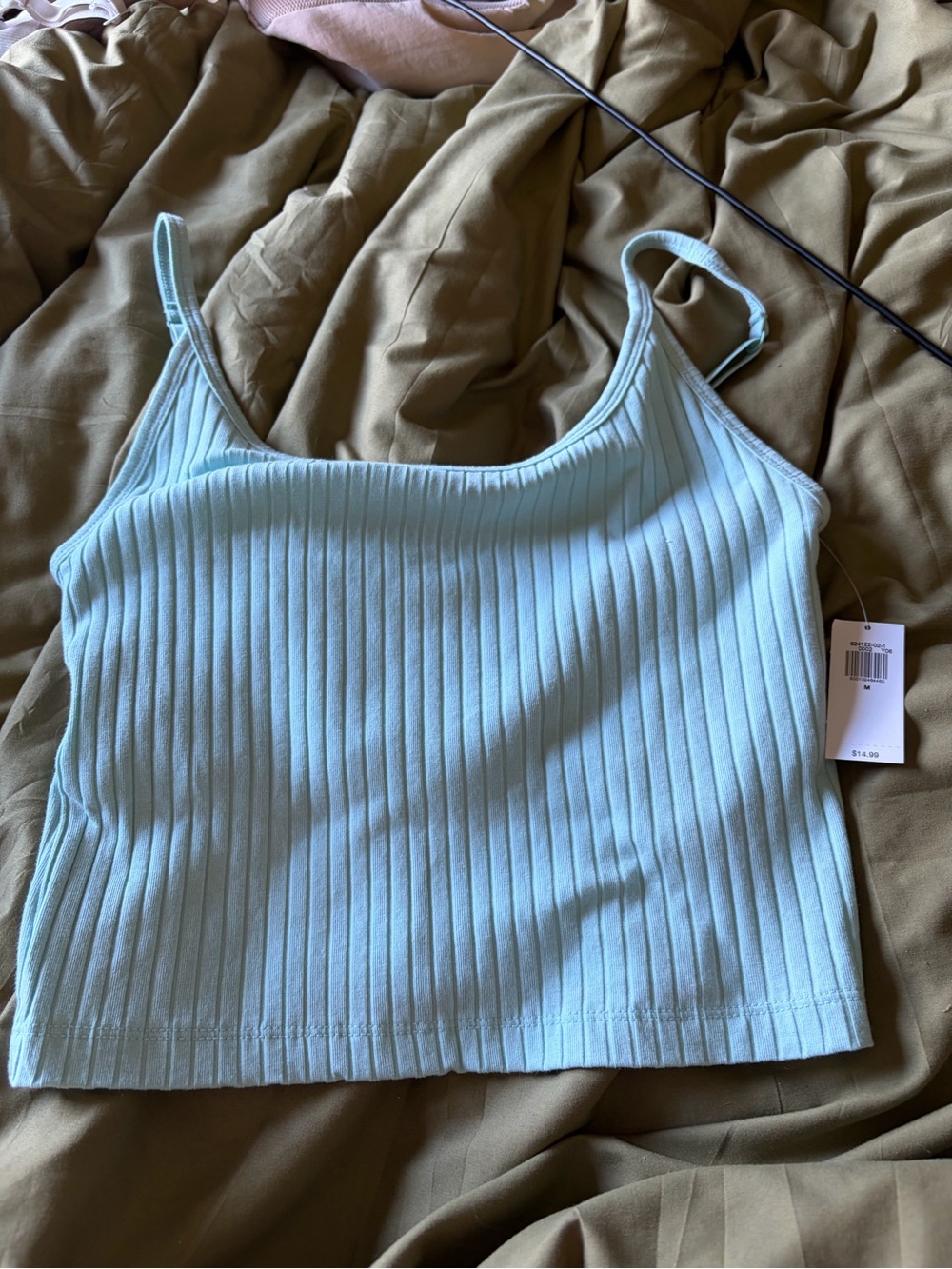 NWTOld navy seafoam green crop top